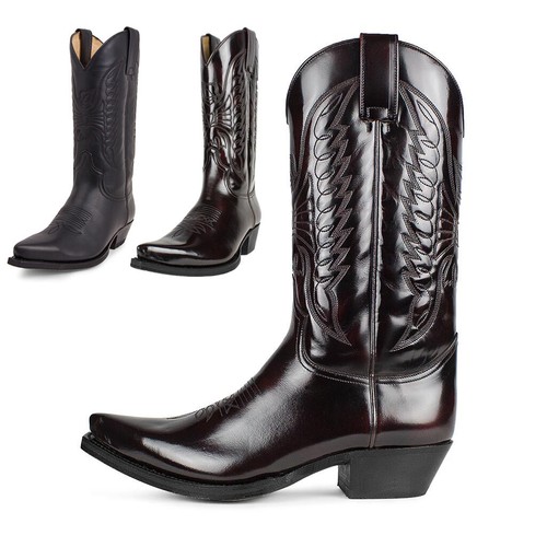 Herrendamen lederstiefel - herrendamen,